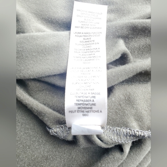 Chico's Women's pull over top sage green quarter sleeves size 2/L soft ECU - Picture 9 of 9